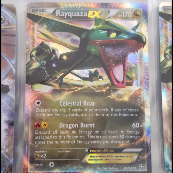 Pokemon | Other | 22 Holographic Rayquaza Ex | Poshmark